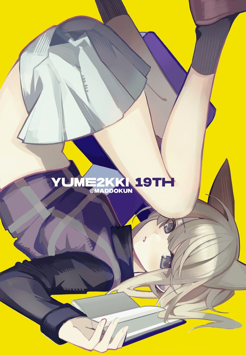 梦2记、宇老月 1名女孩 兽耳 周年纪念 作者名 黑袜