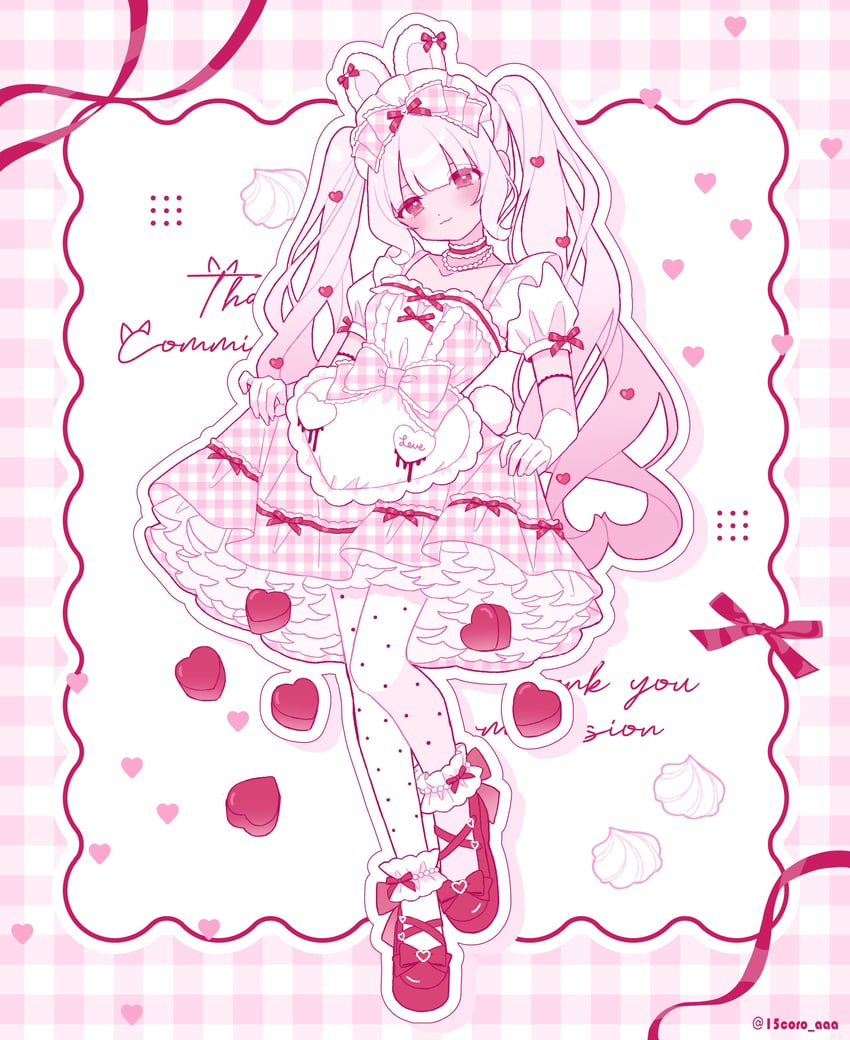 原创 1名女孩 猫脸笑 兽耳 脚镣 围裙