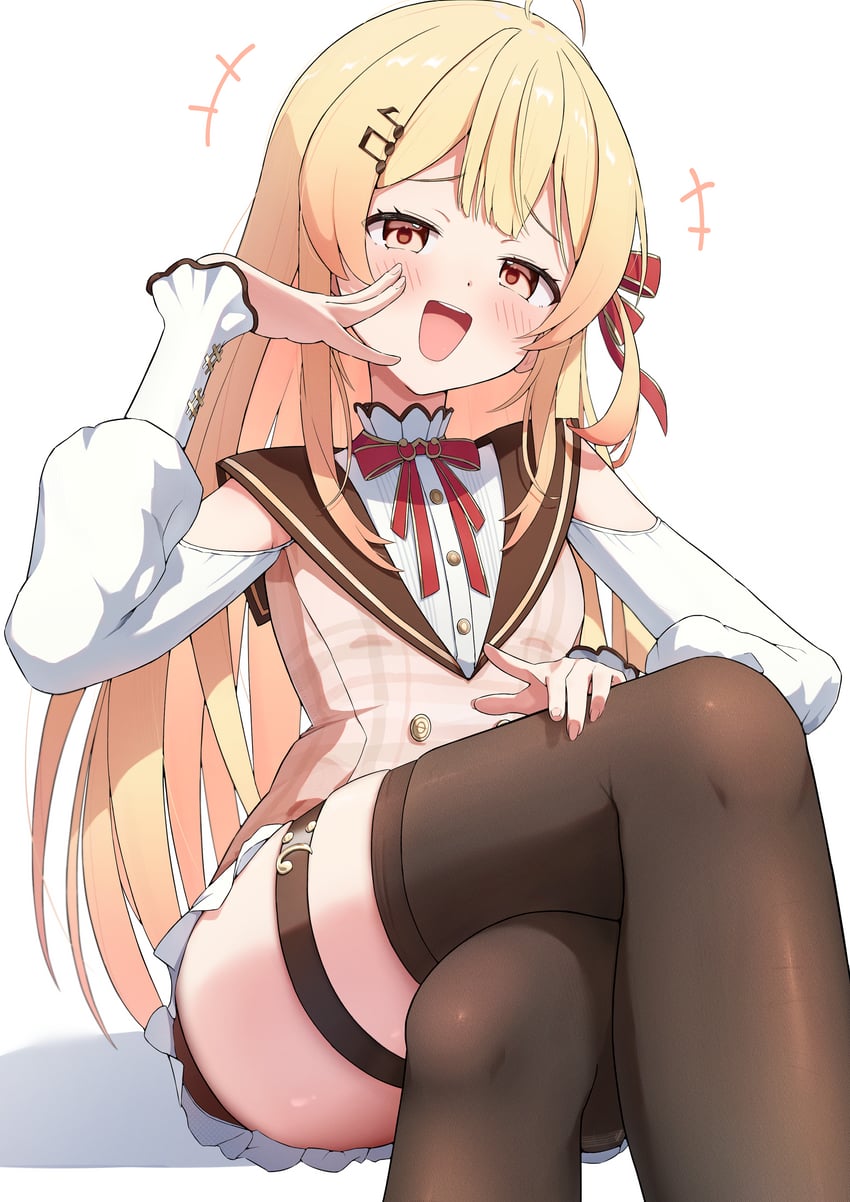 Hololive、hololive DEV_IS、音乃濑奏 +++ 1名女孩 :D 呆毛 低音谱号