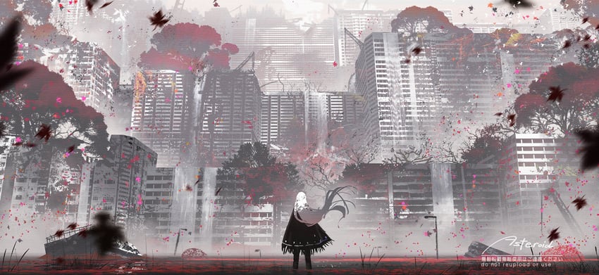 原创、Iz (asteroid_ill) 1名女孩 作者名 鸟 黑裤子 黑色斗篷