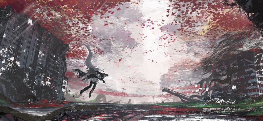 原创、Iz (asteroid_ill) 1名女孩 作者名 黑裤子 黑色斗篷 英文文本