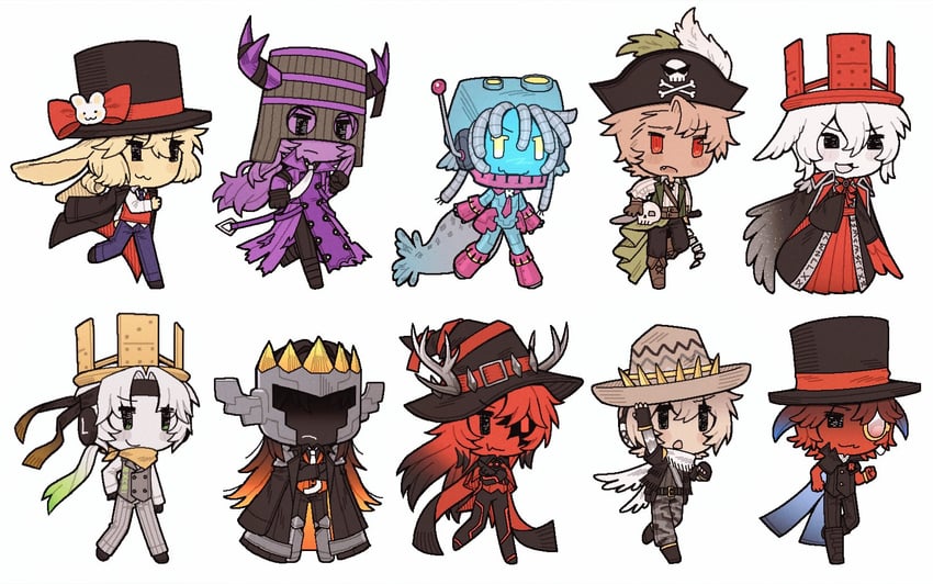 罗布乐思、aeacus (roblox)、anaminus (roblox) 猫脸笑 机器人 兽耳 黑瞳 蝴蝶结