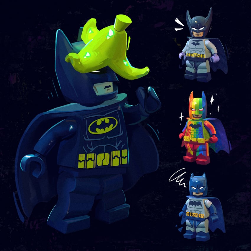 蝙蝠侠系列、DC漫画、the lego batman movie 1名男孩 蝙蝠面具 蝙蝠侠标志 黑色披肩 紧身连体衣