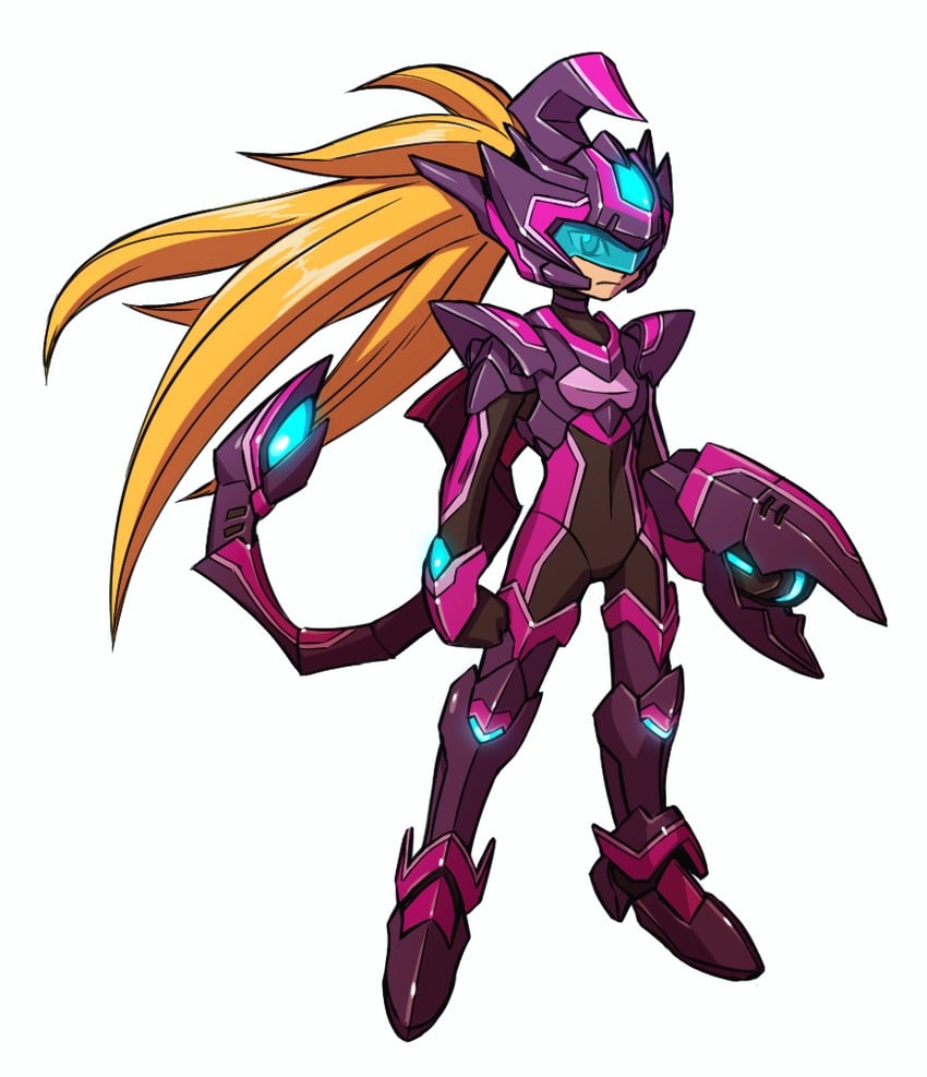 cap kakumei bottleman dx、洛克人系列、洛克人Zero系列 1名女孩 替换服装 手臂炮 铠甲 铠甲靴
