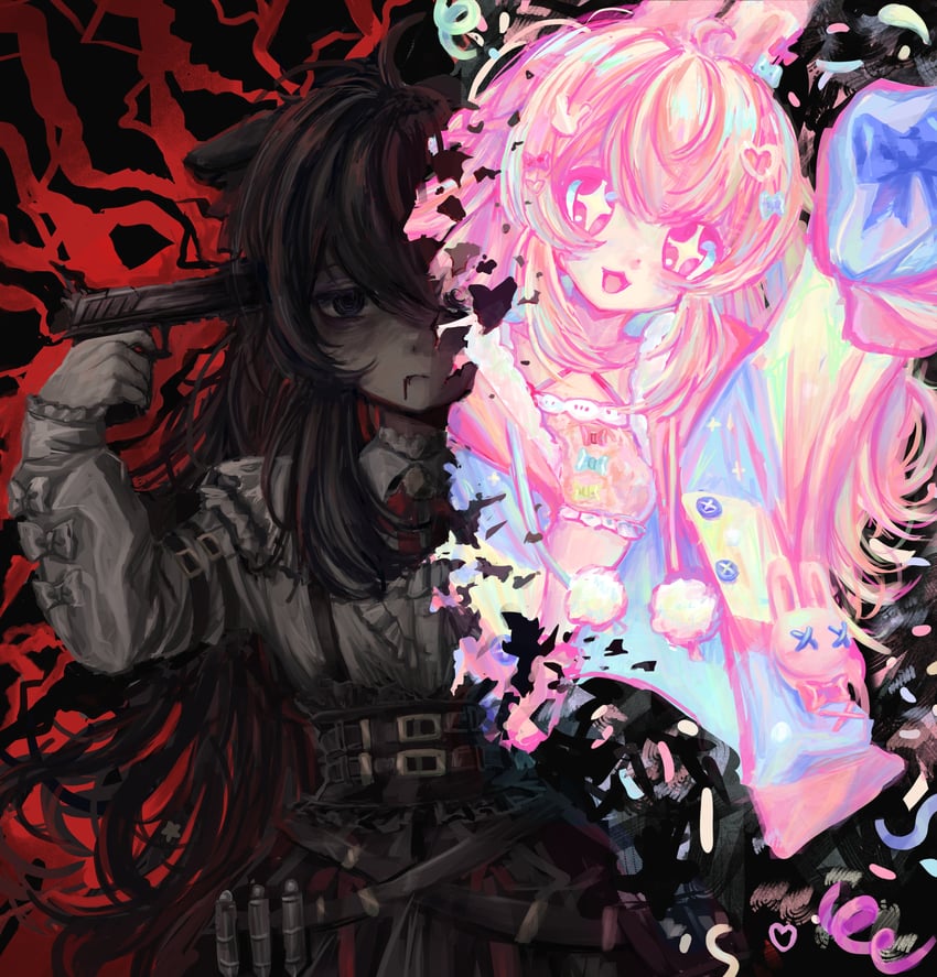 Phase Connect、碧普金·皮琶、Pipkin Pippa (第一套服装) +_+ 1名女孩 猫脸笑 呆毛 兽耳