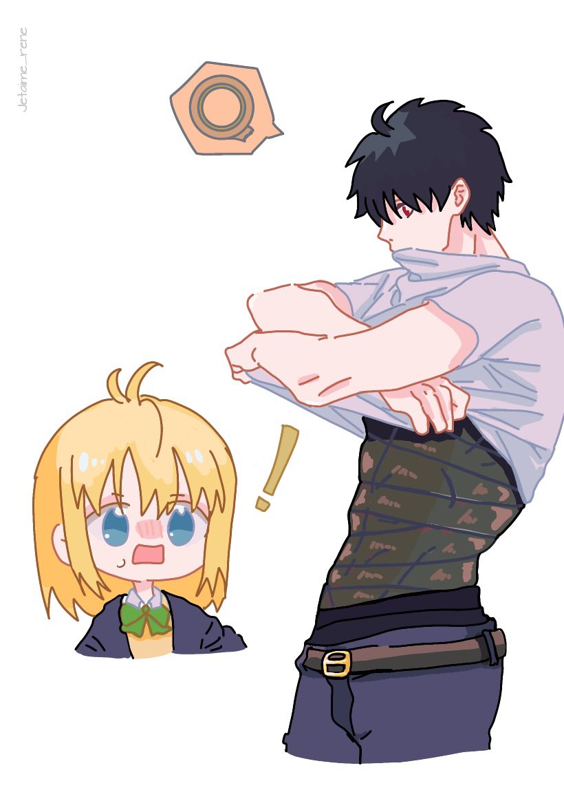 月姬、月姬 (重制版)、爱尔奎特·布伦史塔德 ! 1名男孩 1名女孩 腹肌 呆毛