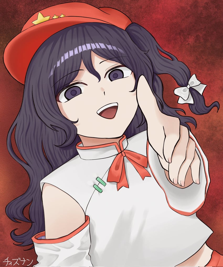 蓬莱人形、东方Project、标签少女 1名女孩 :D 露肩 蓝眼 蓝发