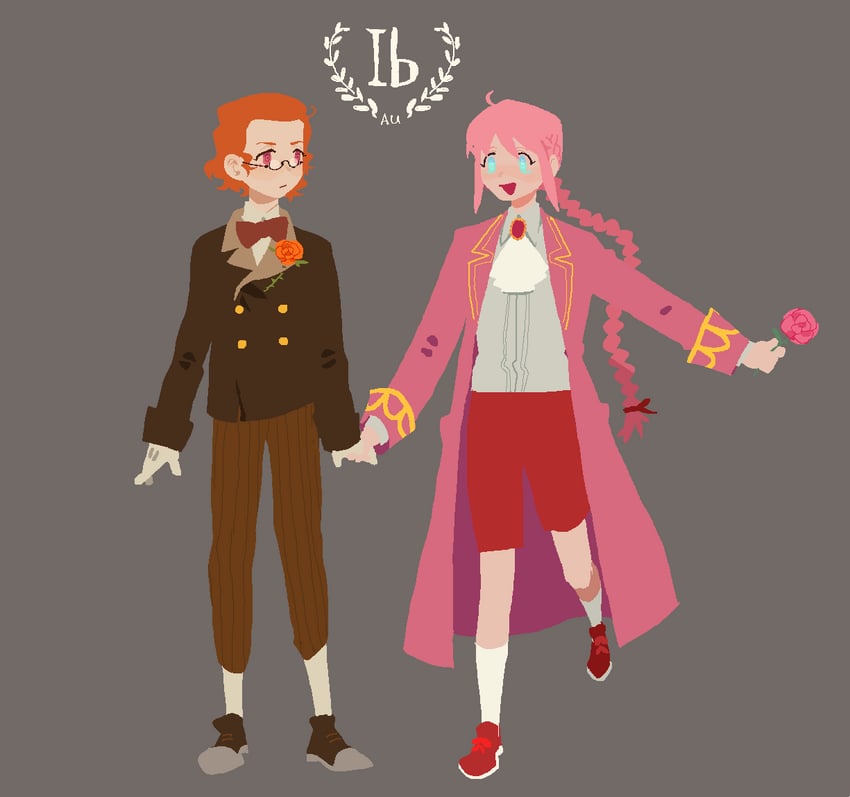 Classicaloid、Ib、弗朗茨·舒伯特 (Classicaloid) 2个男孩 平行宇宙 阿斯科特领巾 蓝眼 蝴蝶结