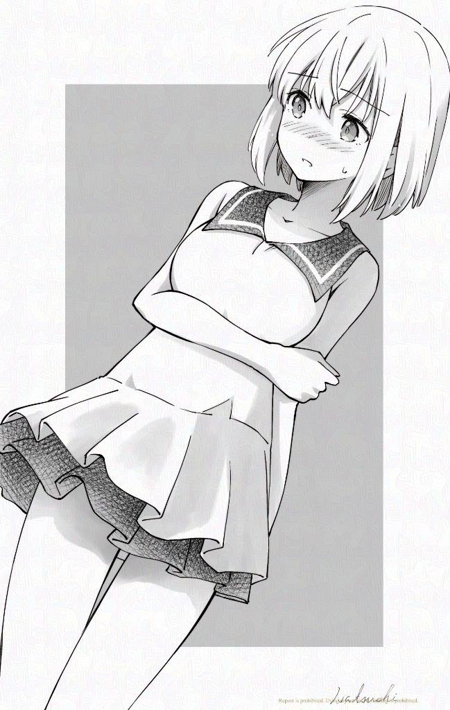 神稻牡丹：醉态如百合之花、砺波伊吹 1名女孩 裸臂 脸红 牛仔镜头 连衣裙
