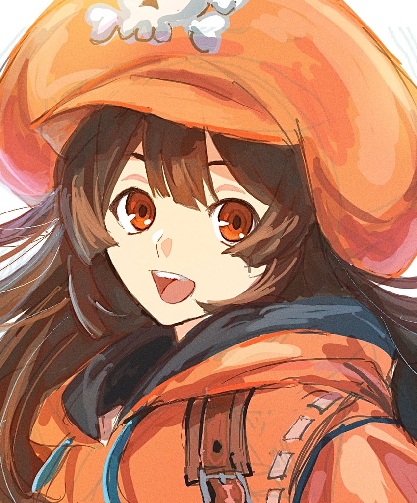 罪恶装备、罪恶装备：斗争、梅 (罪恶装备) 1名女孩 :D 棕眼睛 棕发 帽子