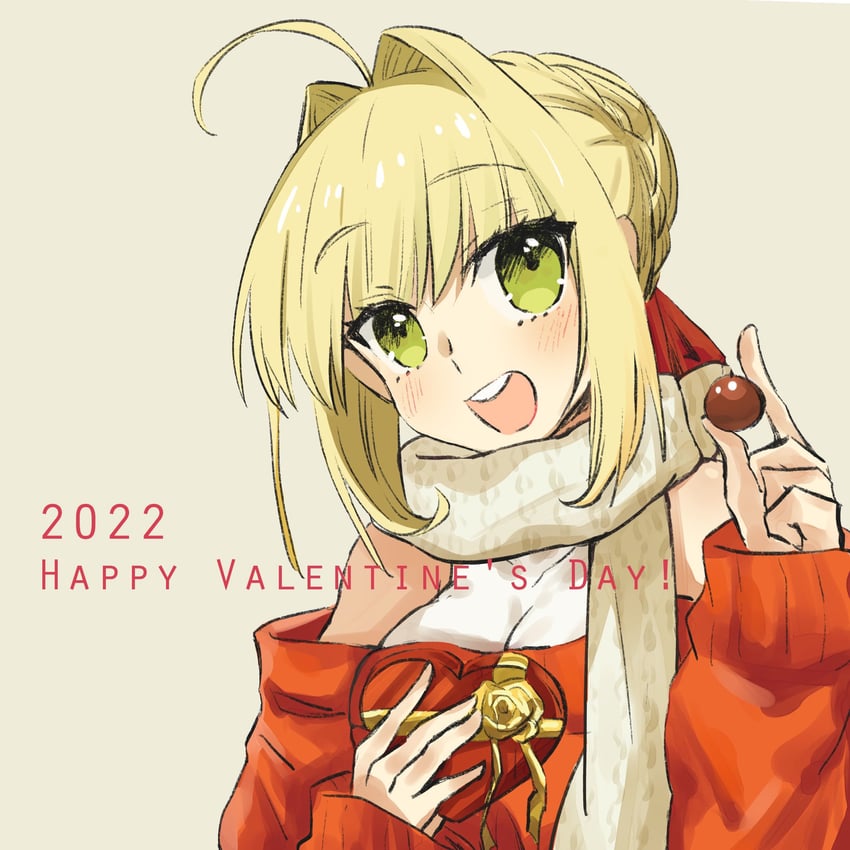 Fate系列、尼禄·克劳狄乌斯 (Fate) 1名女孩 2022年 :D 呆毛 露肩