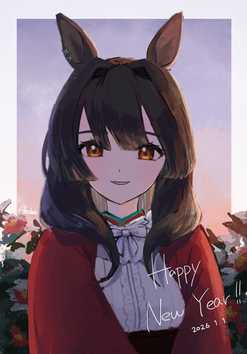原创 1名女孩 兽耳 作者名 蝴蝶结 棕眼睛