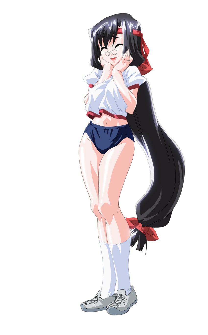 魔法玉、町村咲夜 1名女孩 微笑 赛璐珞上色 黑发 乳房