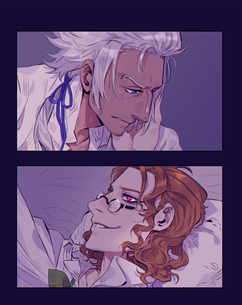Classicaloid、弗朗茨·舒伯特 (Classicaloid)、约翰·塞巴斯蒂安·巴赫 (Classicaloid) 2个男孩 鹰钩鼻 蓝眼 蓝色丝带 棕发