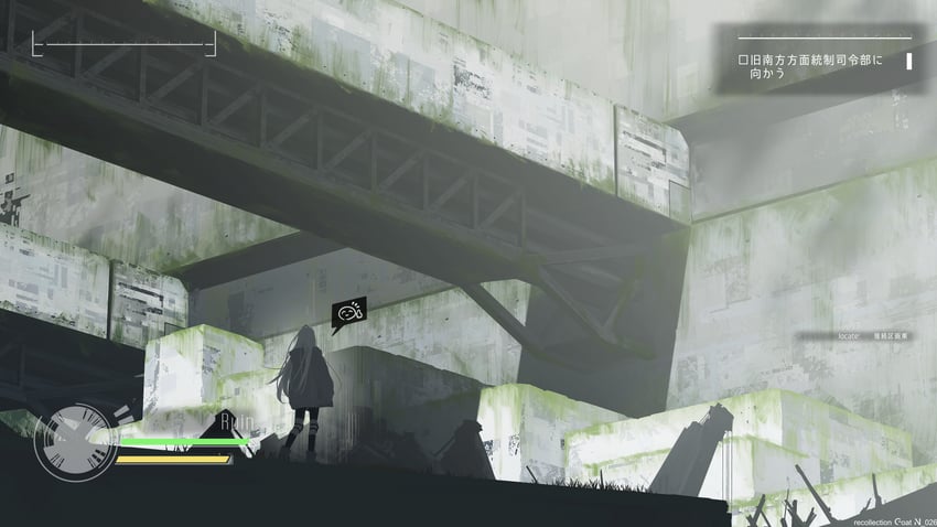 原创 1名女孩 黑裤子 靴子 从后方 血条