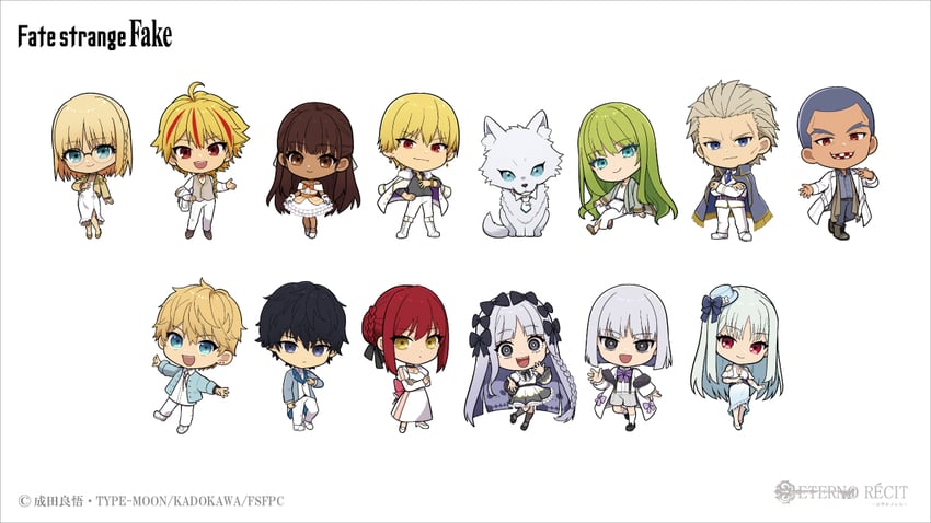 Fate/strange Fake、Fate系列、亚历山大·仲马 (命运) 1个其他角色 5名女孩 6个以上男孩 呆毛 黑瞳