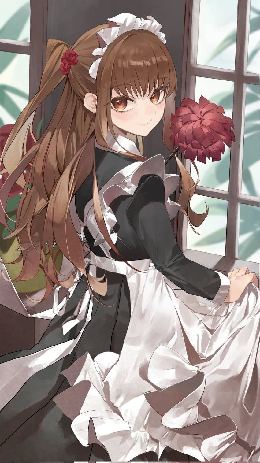 Fate/Extra、Fate/Extra CCC、Fate/Grand Order 1名女孩 替换服装 围裙 比基尼 黑色连衣裙