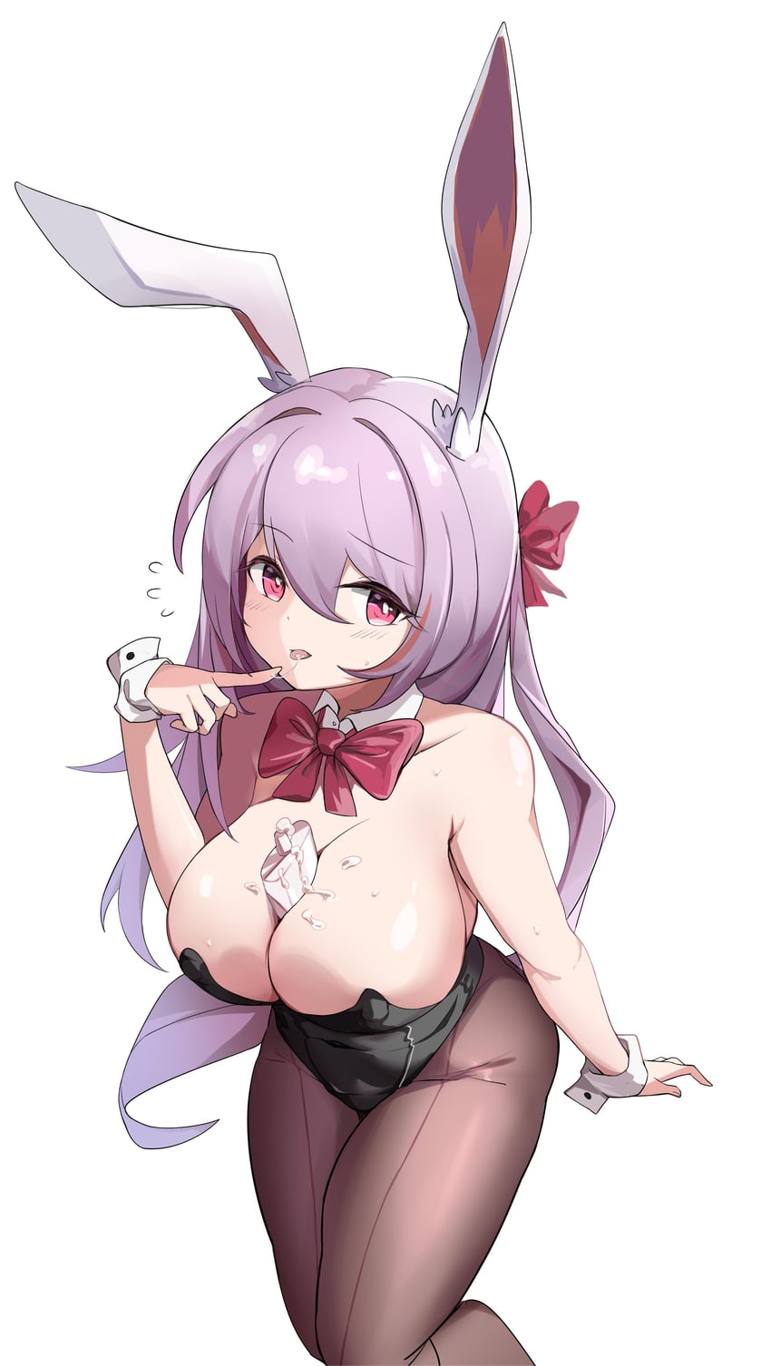 原创 1名女孩 兽耳 腋窝褶皱 露肩 乳沟