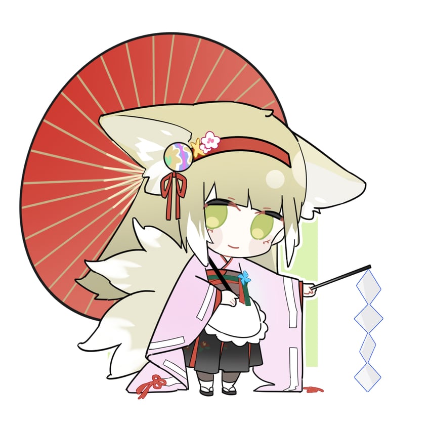 明日方舟、铃兰 (明日方舟)、铃兰 (雪晴) (明日方舟) 1名女孩 兽耳 围裙 黑色裙子 金发