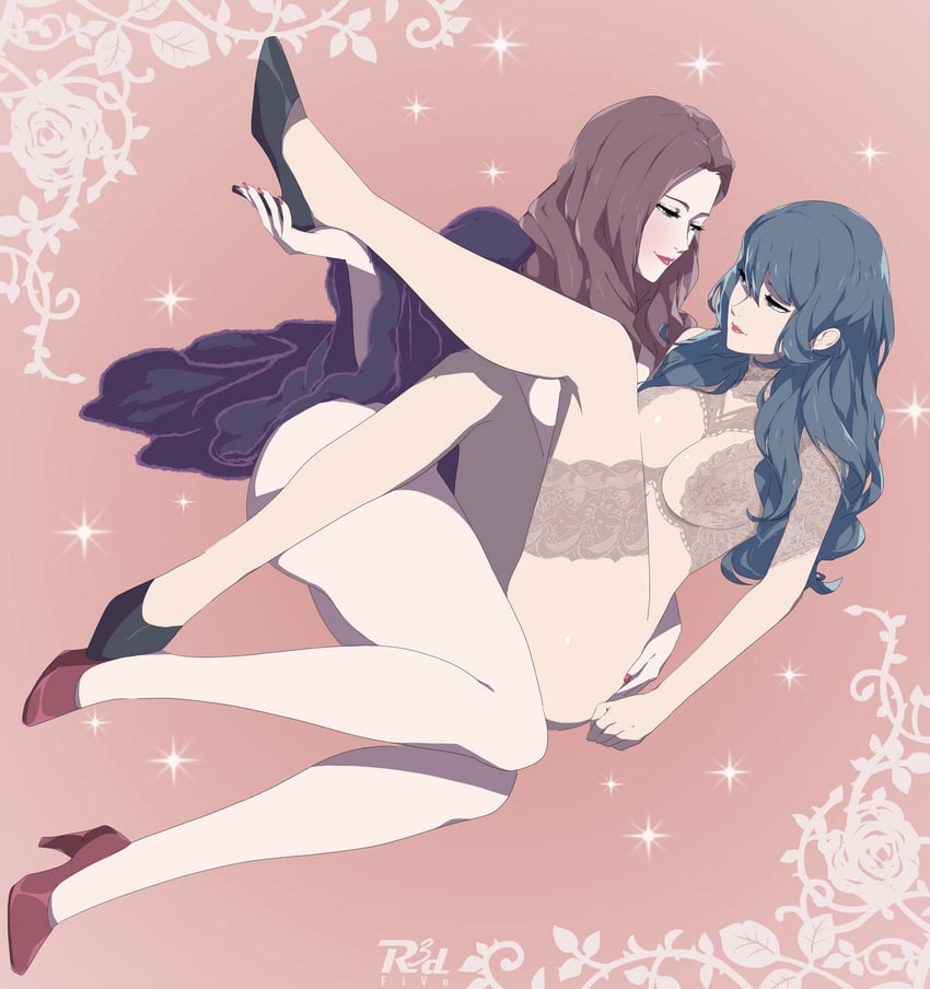 火焰纹章、火焰之纹章：风花雪月、多洛缇雅·雅诺德 2名女孩 替换服装 作者标志 作者名 裸臂