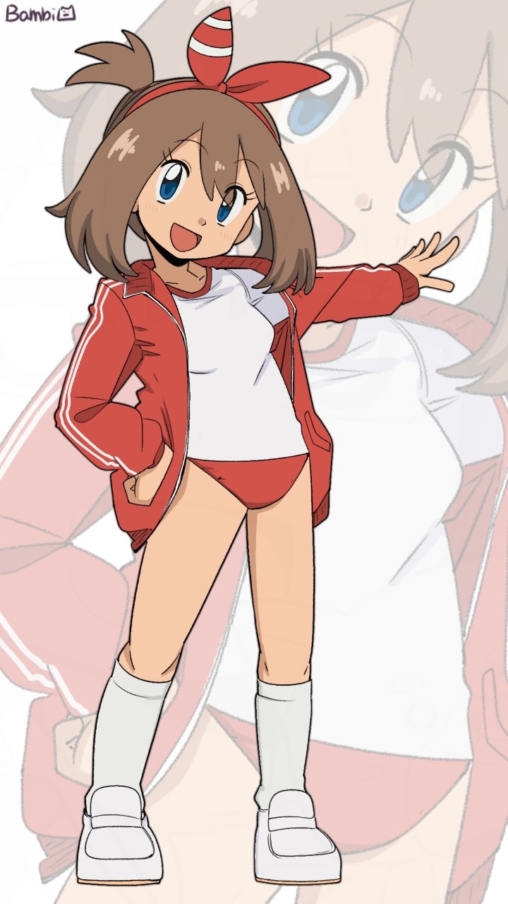 宝可梦、宝可梦 红宝石/蓝宝石/绿宝石、小遥 (宝可梦) 1名女孩 替换服装 作者名 蓝眼 乳房
