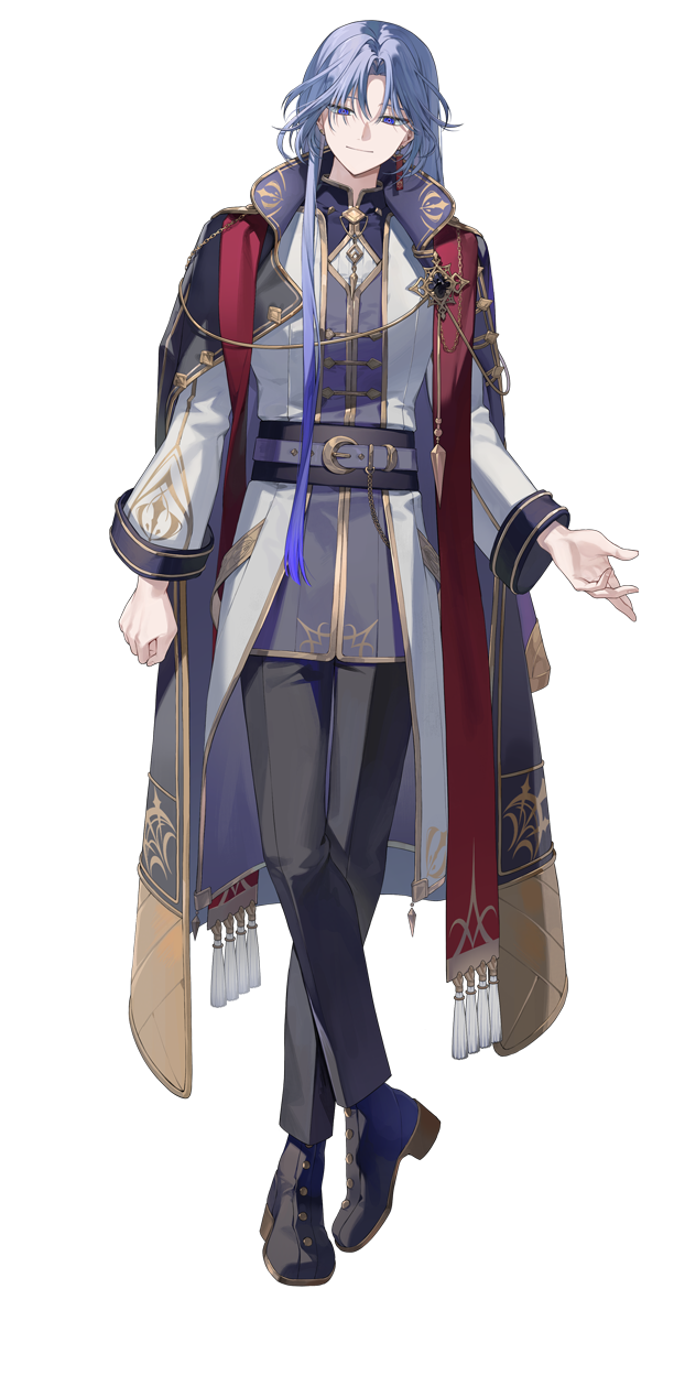 the goddess of tears ~restoration~、salinas (the goddess of tears) 1名男孩 腰带 黑裤子 蓝眼 蓝发