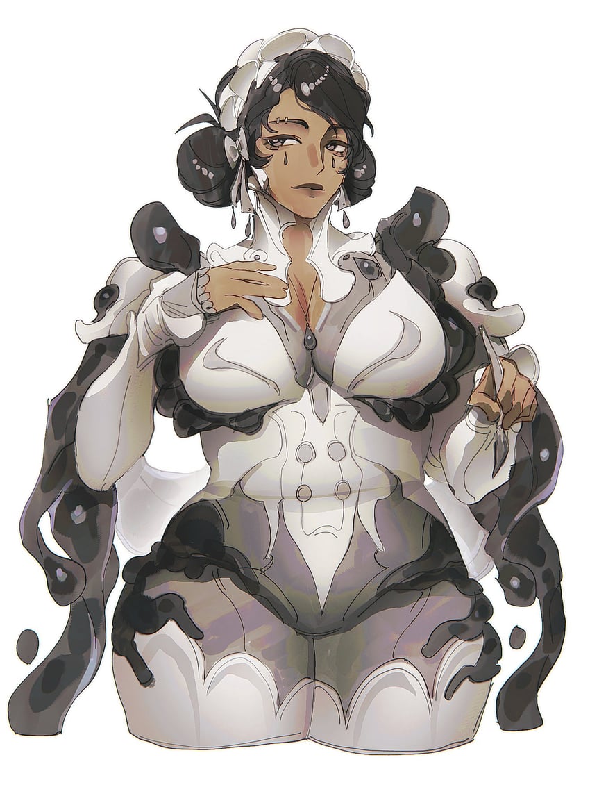 星际战甲、follie (warframe) 1名女孩 生物机械 黑瞳 黑发 蝴蝶结