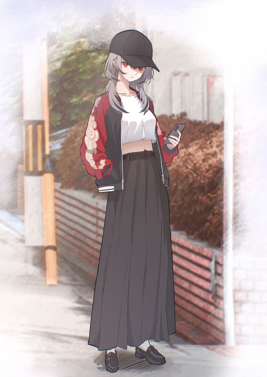 Project [I]、哦哈呦 1名女孩 棒球帽 腰带 黑色皮带 黑帽子