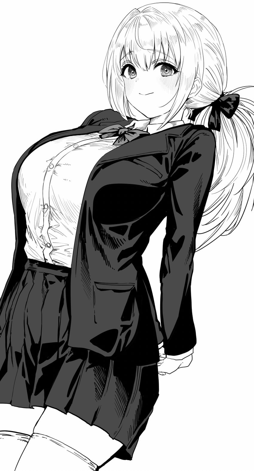 原创、佐山沙穗 1名女孩 蝴蝶结 蝶形领结 乳房 纽扣