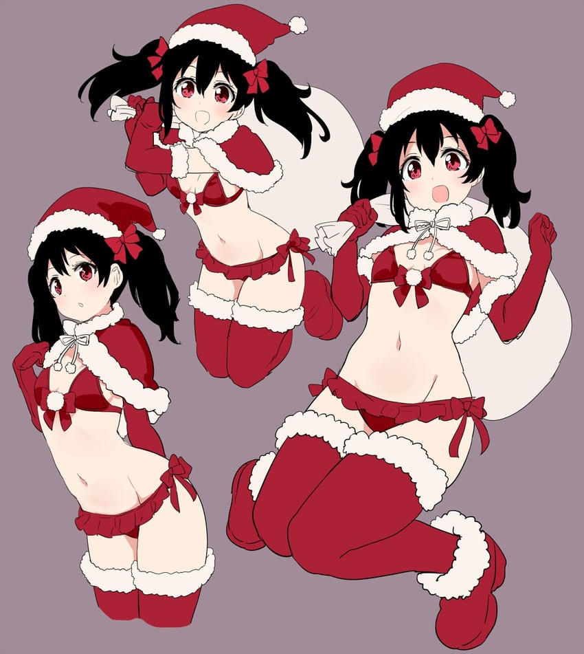 Love Live!、矢泽妮可 1名女孩 替换服装 包 比基尼 黑发