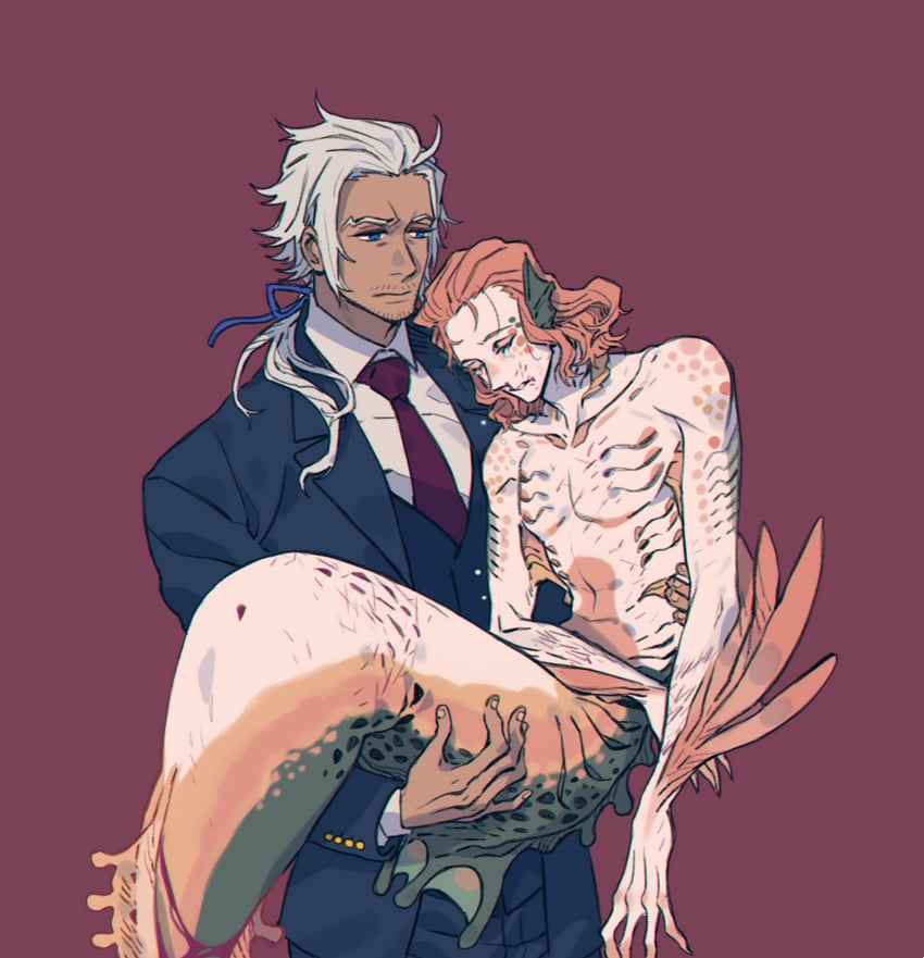 Classicaloid、弗朗茨·舒伯特 (Classicaloid)、约翰·塞巴斯蒂安·巴赫 (Classicaloid) 2个男孩 蓝眼 蓝色夹克 蓝色丝带 携带