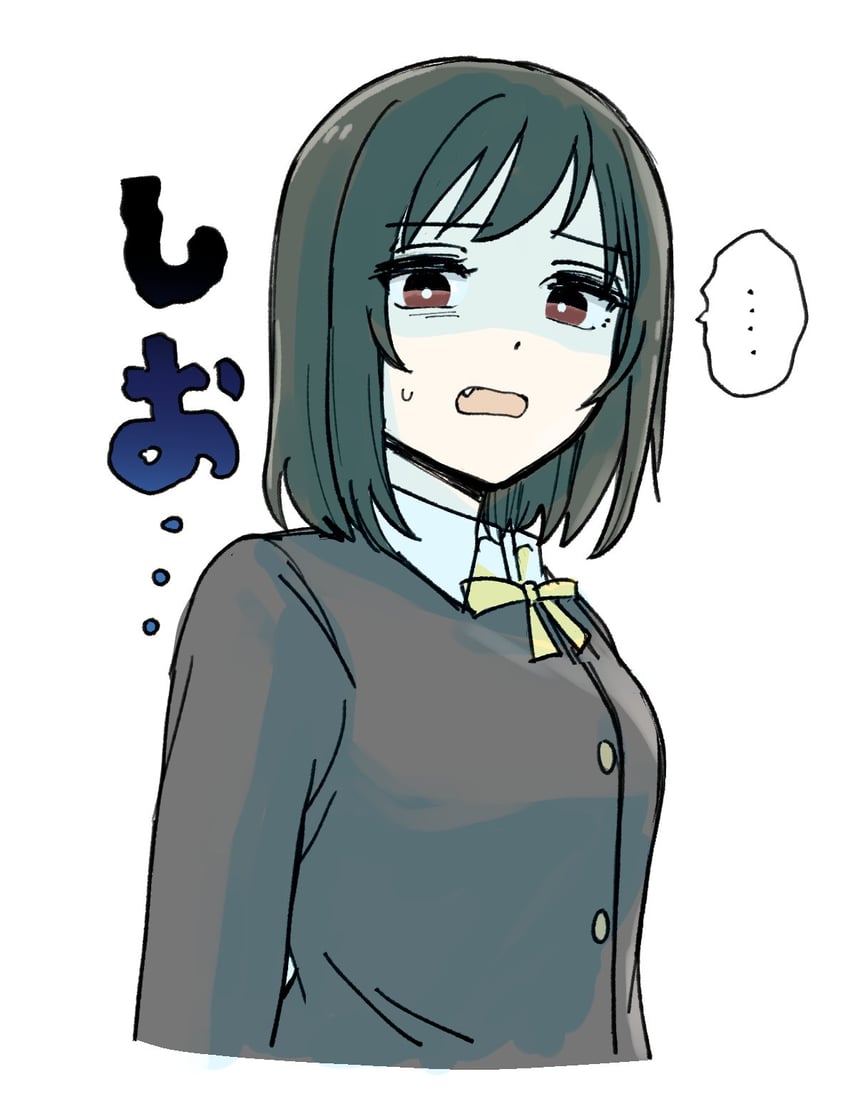 Love Live!、Love Live! 虹咲学园学园偶像同好会、三船栞子 ... 1名女孩 黑色夹克 厌恶 虎牙