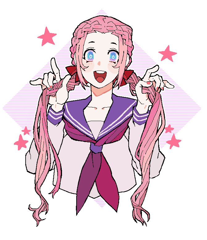 Classicaloid、莫扎特 (ClassicaLoid) 1名男孩 蓝眼 脸红 辫子 锁骨