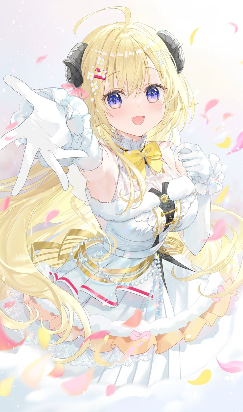 Hololive、角卷绵芽 1名女孩 :D 呆毛 替换服装 兽耳