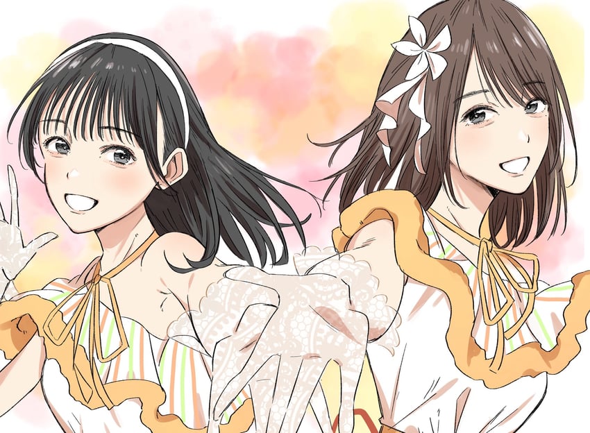 Love Live!、Love Live! 莲之空女学院学园偶像部、现实生活 2名女孩 :D 动画化 黑发 棕发