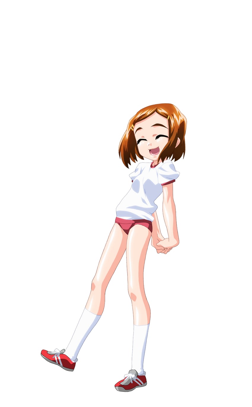 魔法玉、樱木千纱 1名女孩 :D 微笑 双手背在身后 波波头