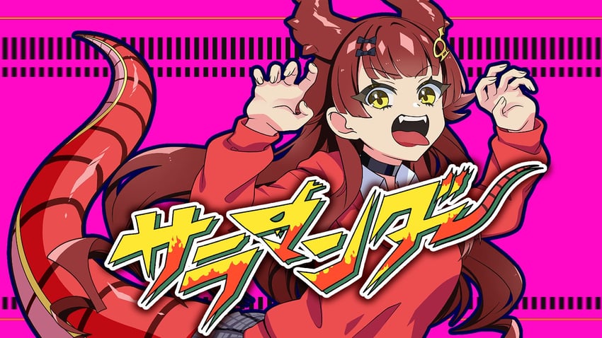 不想成为龙娘！、决斗大师、岩浆百万 1名女孩 黑色蝴蝶结 黑色项圈 蝴蝶结 棕发