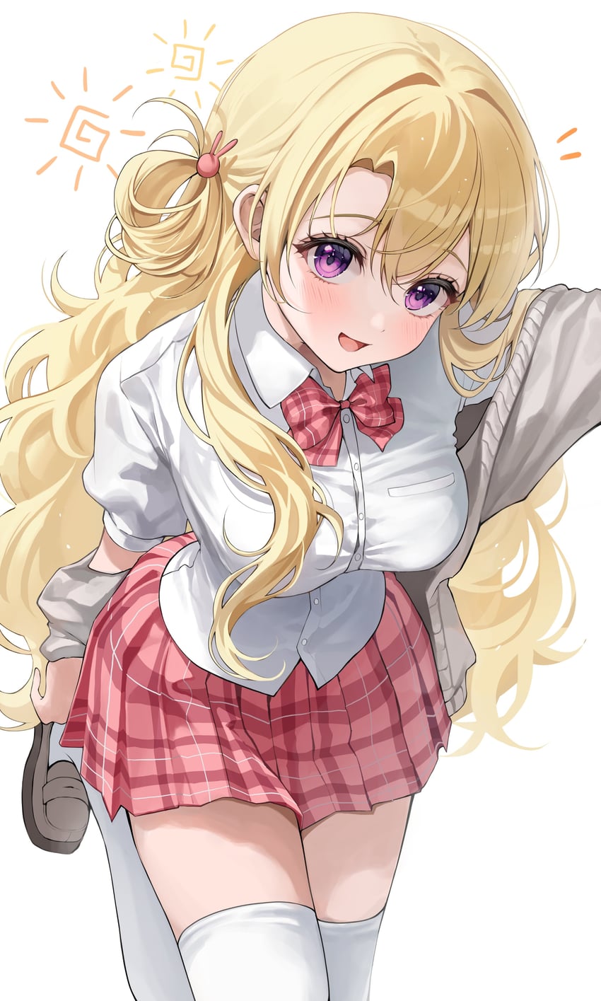 原创 1名女孩 :D 整理衣服 整理鞋子 手放在背后