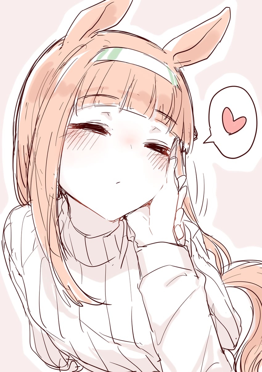 赛马娘、无声铃鹿 (赛马娘) 1名女孩 1个其他角色 替换服装 兽耳 齐刘海
