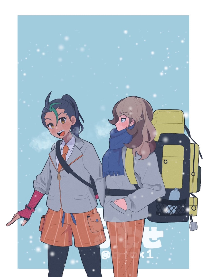 宝可梦、宝可梦 朱/紫、派帕 (宝可梦) 1名男孩 1名女孩 :D 背包 包