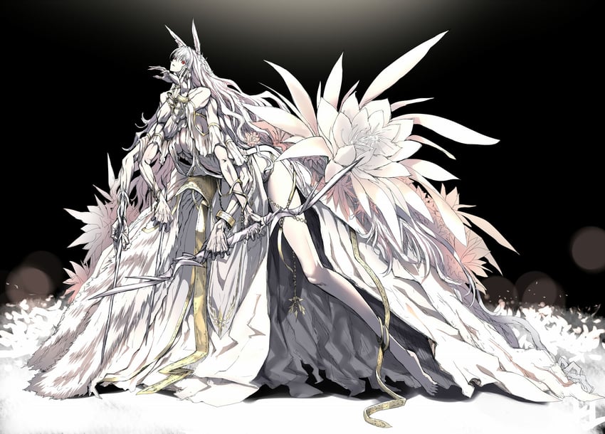 teiso gyakten shine game sekai de shitsudo takame heroin tachi wo mujikaku ni numaraseru tenseisha、shiraboshi no astella 1名女孩 兽耳 手镯 赤脚 弓（武器）