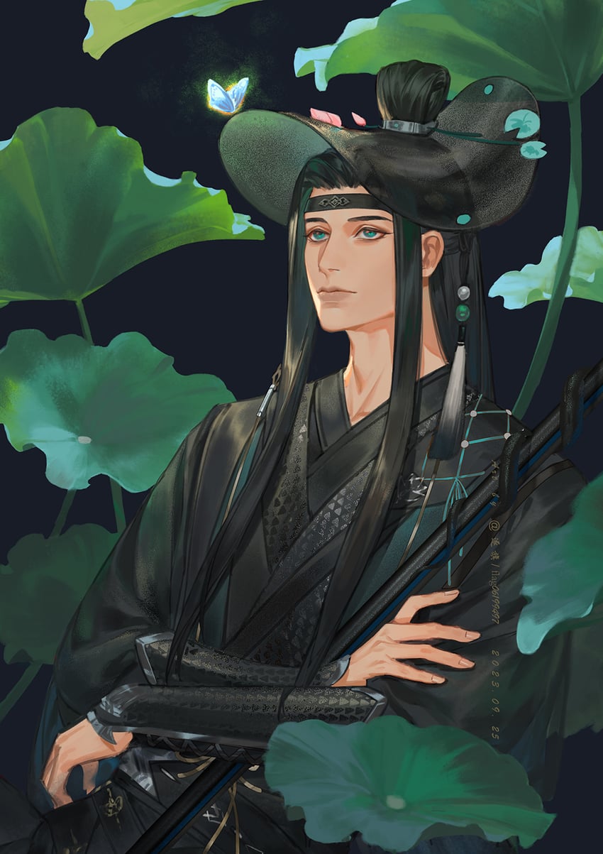 Code: Kite、zhang fei (code: kite) 1名男孩 黑发 黑帽子 黑发箍 中国风服饰