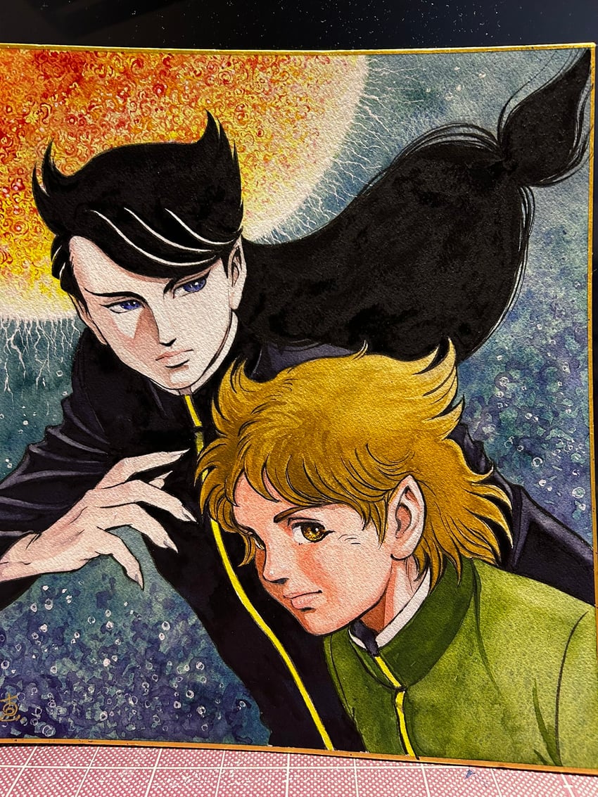 dark cat (manga)、kagezaki hyoui、kagezaki rui 2个男孩 黑发 黑色夹克 蓝眼 兄弟