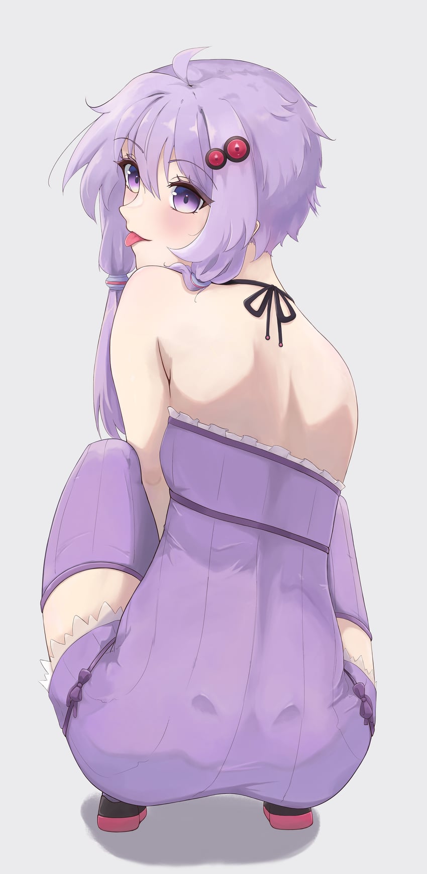 VOCALOID、VOICEROID、结月缘 1名女孩 :p 背影 连衣裙 从后方