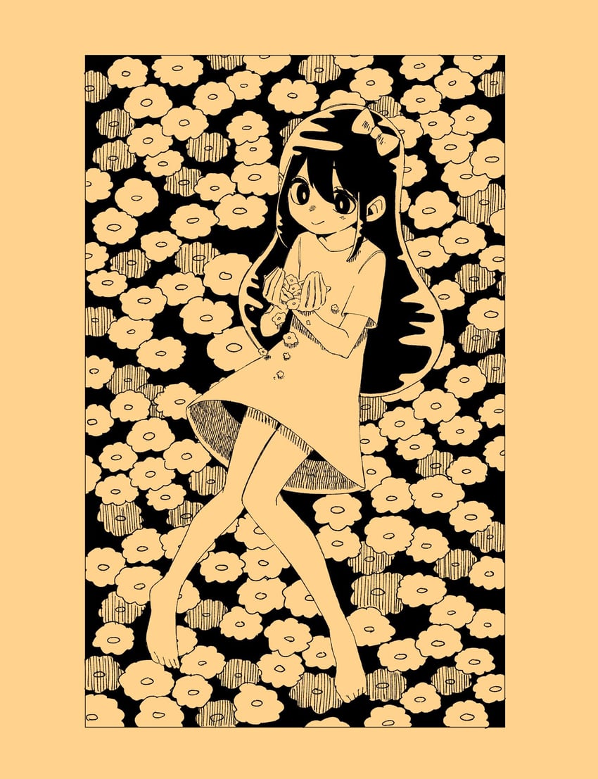 OMORI、奥布里 (脑内世界) (OMORI)、Aubrey (OMORI) 1名女孩 赤脚 蝴蝶结 亮瞳 闭嘴