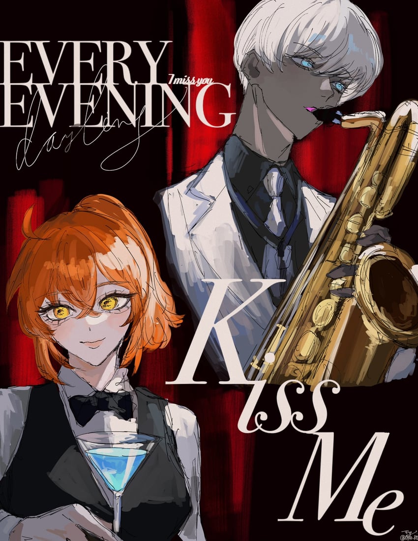 Fate/Grand Order、Fate系列、藤丸立香 (女性) 1名男孩 1名女孩 呆毛 替换服装 作者名