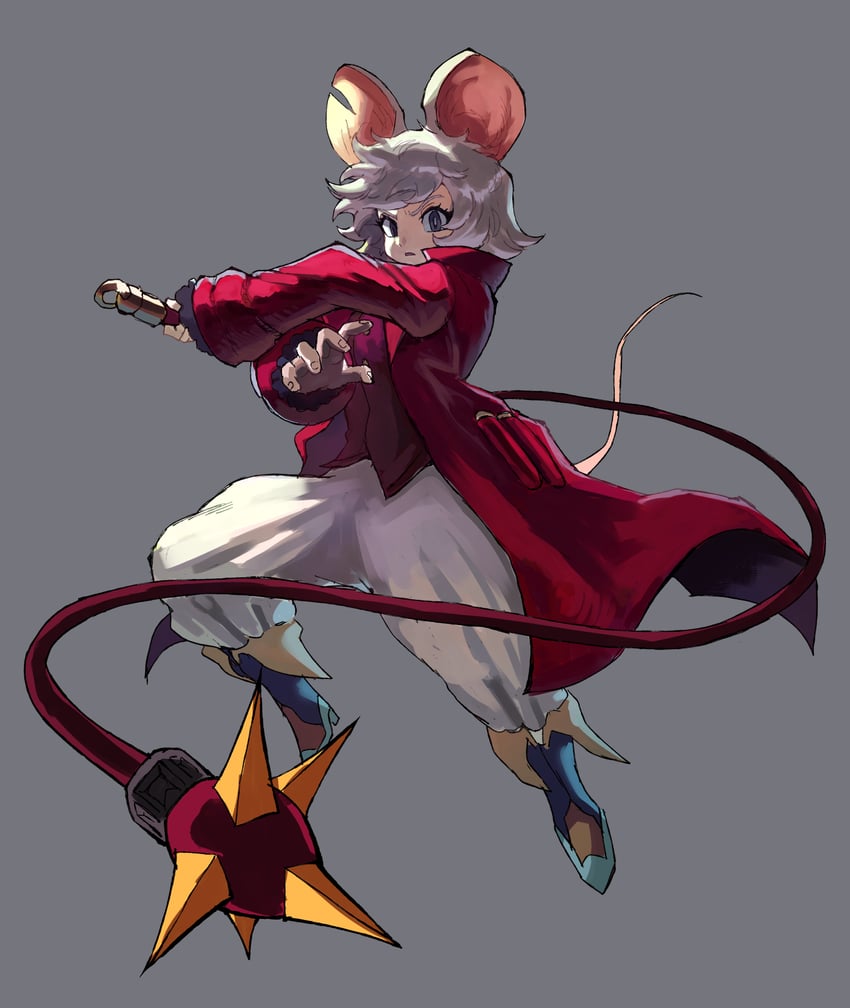 mina the hollower (game)、mina the hollower 1名女孩 兽耳 靴子 外套 道服