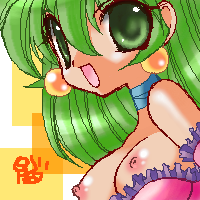 原创 1名女孩 :D 露肩 蓝色项圈 乳房