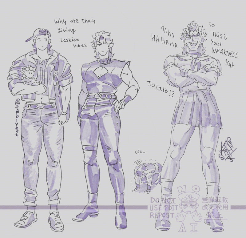 JOJO的奇妙冒险、幻影血脉、星尘斗士 3个男孩 婴儿 棒球帽 凸起 项圈