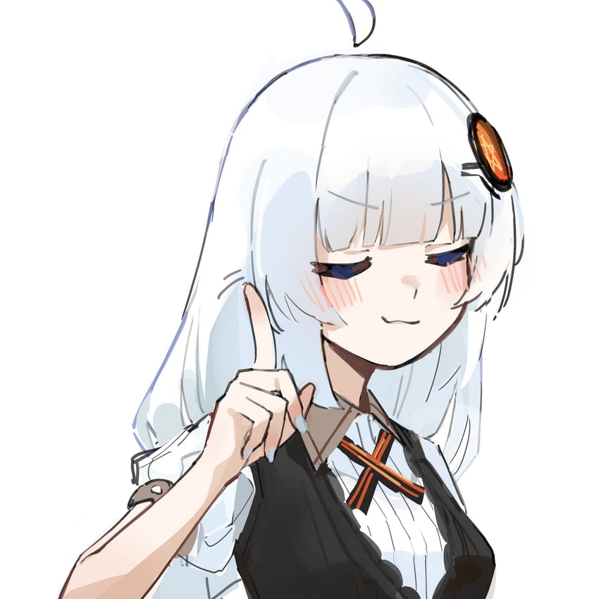 VOICEROID、紲星灯 1名女孩 呆毛 黑色连衣裙 脸红 乳房